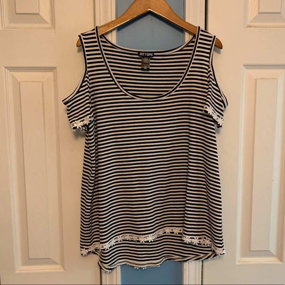 Hot Topic Striped Shirt